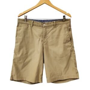 Nike Golf Tiger Woods Collection Shorts Mens 34 Khaki Tan Flat Front Outdoor